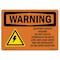 Signmission OSHA Warning Sign, 7" Height, 10" Width, Rigid Plastic, Electric Shock Hazard Do Not, Landscape OS-WS-P-710-L-12090 - alternate 1